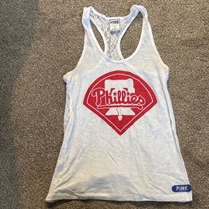 Vintage Pink Victoria Secret Philadelphia Phillies Tank Top